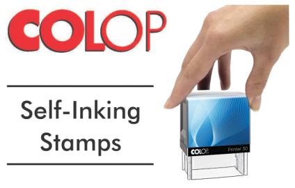 Self Inking Stamps - Colop Popular Sizes