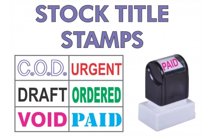 Stock Title Stamps